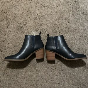 Navy Blue Ankle Booties size 8